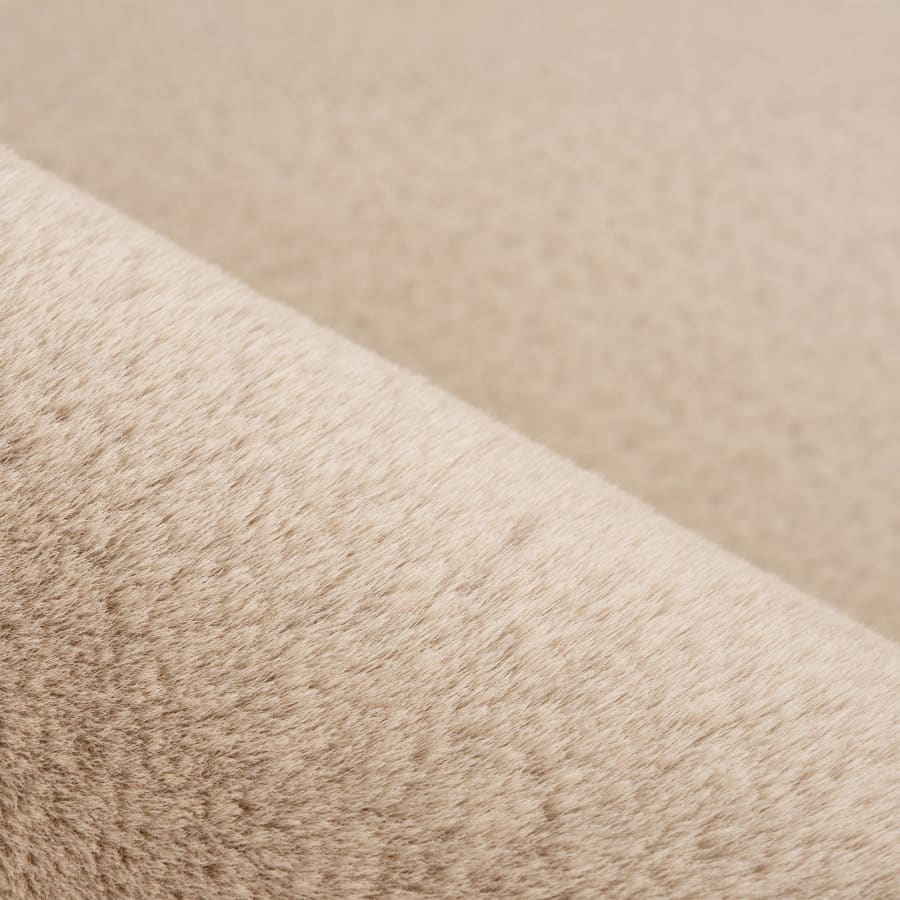 Tapis en tissu doux beige - 160x230 cm