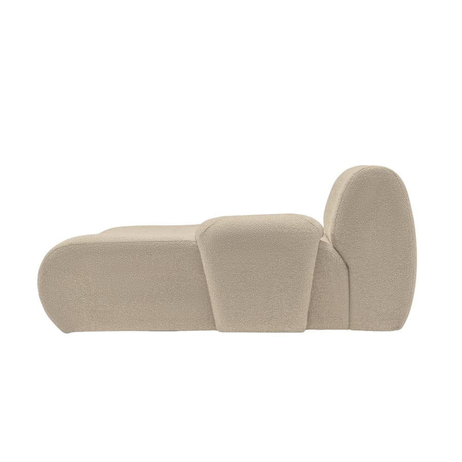 Canap&eacute; d'angle r&eacute;versible en tissu beige