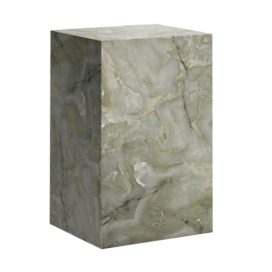 Table d'appoint en marbre d'ing&eacute;nierie vert