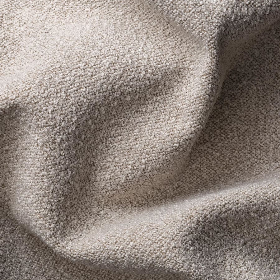 Canapé d’angle convertible avec coffre effet peau de mouton  - Angle gauche