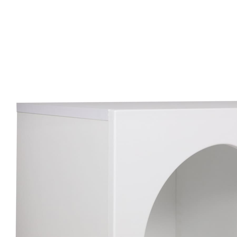 Console avec 6 niches blanc 120 cm
