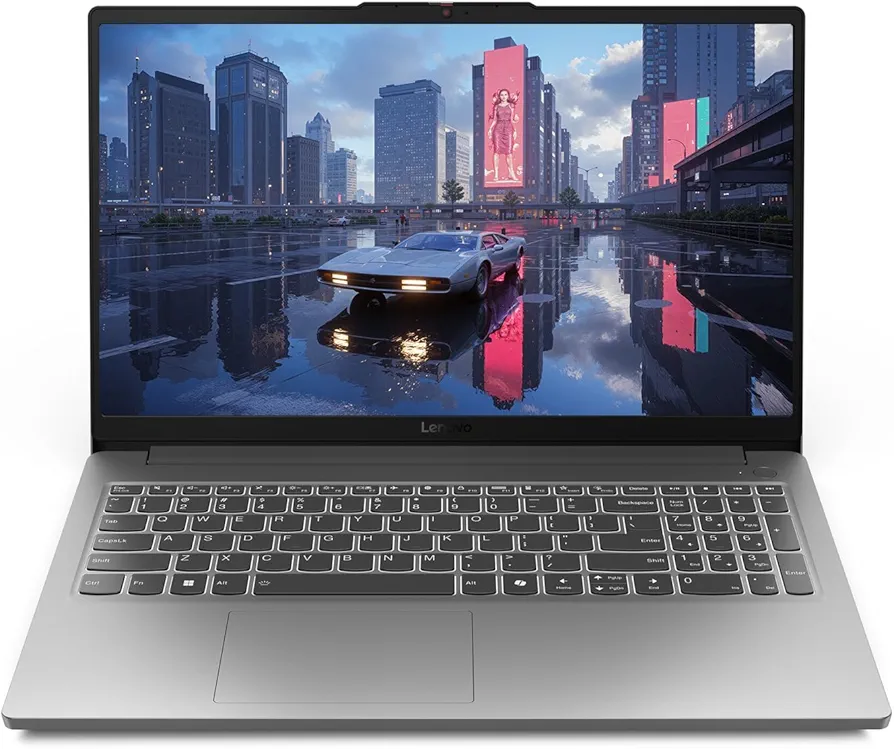 لابتوب ألعاب لينوفو لوك اسينشيال، شاشة 15.6 بوصة FHD IPS بمعدل تحديث 144Hz، معالج إنتل كور i5-12450HX، كارت شاشة انفيديا جيفورس RTX 4050، ذاكرة وصول عشوائي 8 جيجابايت، قرص تخزين 512 جيجابايت SSD، لون رمادي
