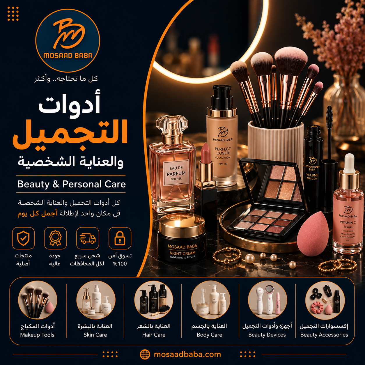 أدوات التجميل والعناية الشخصية