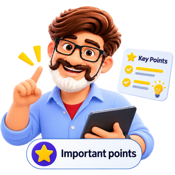 Woski-Important points