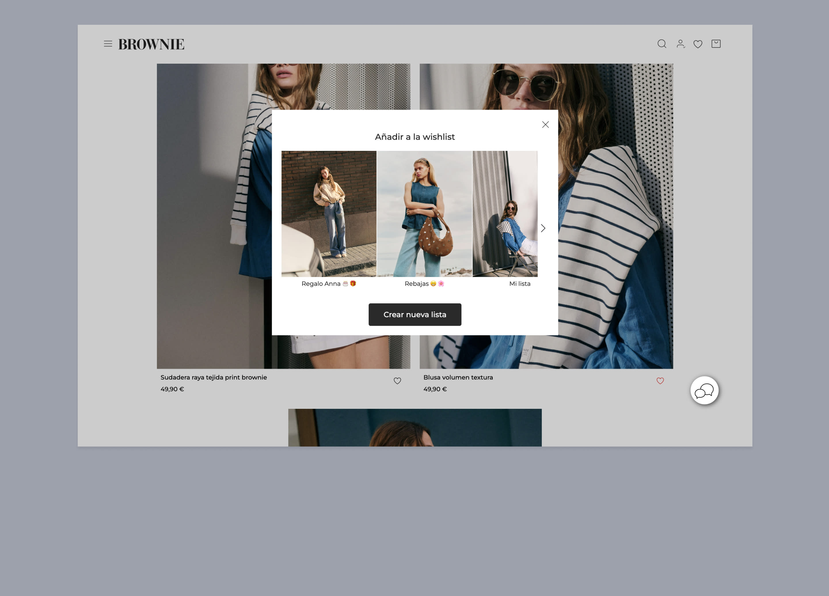 Diseño del proyecto de la wishlist de Brownie - Imagen 2