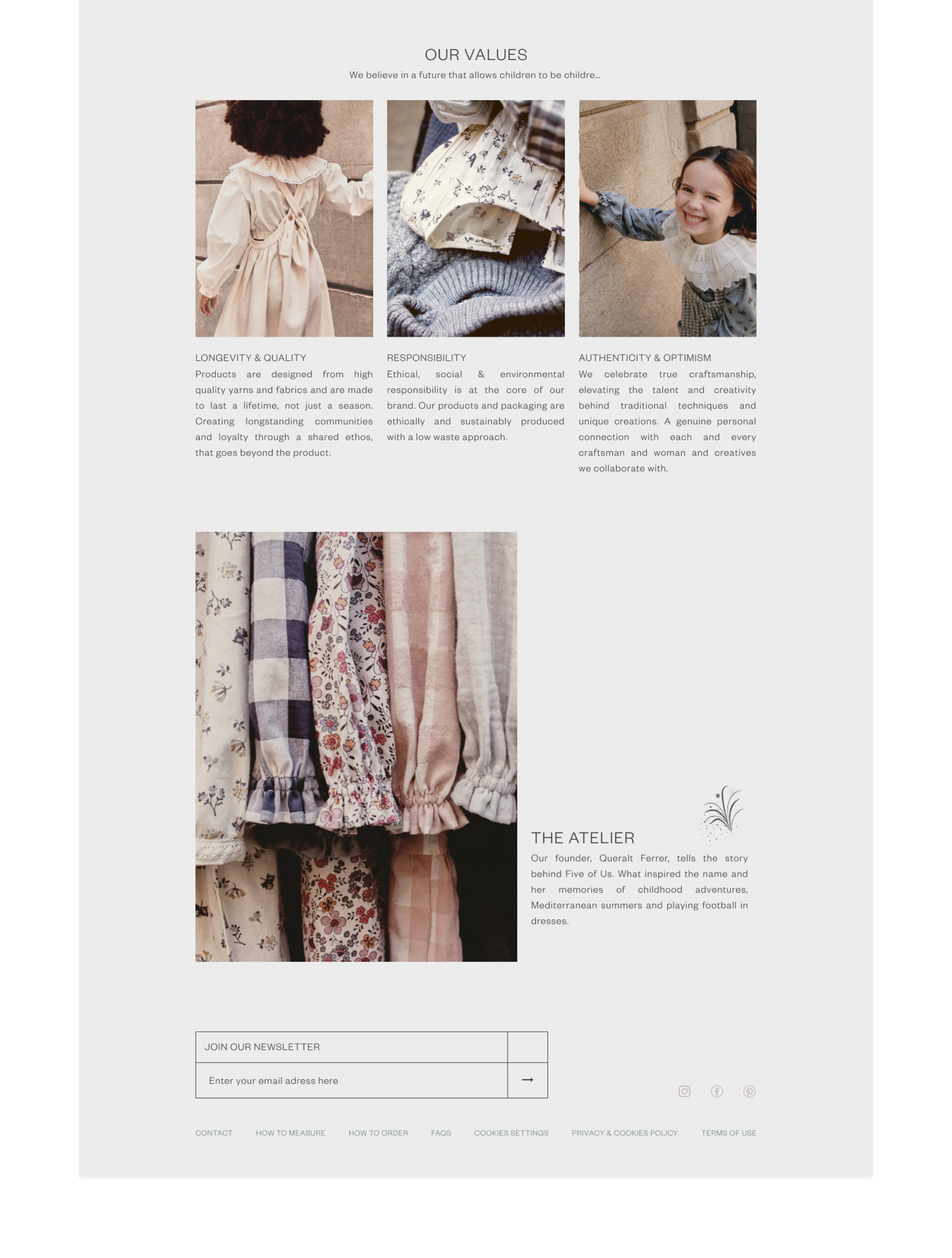 Diseño del proyecto de Five of us