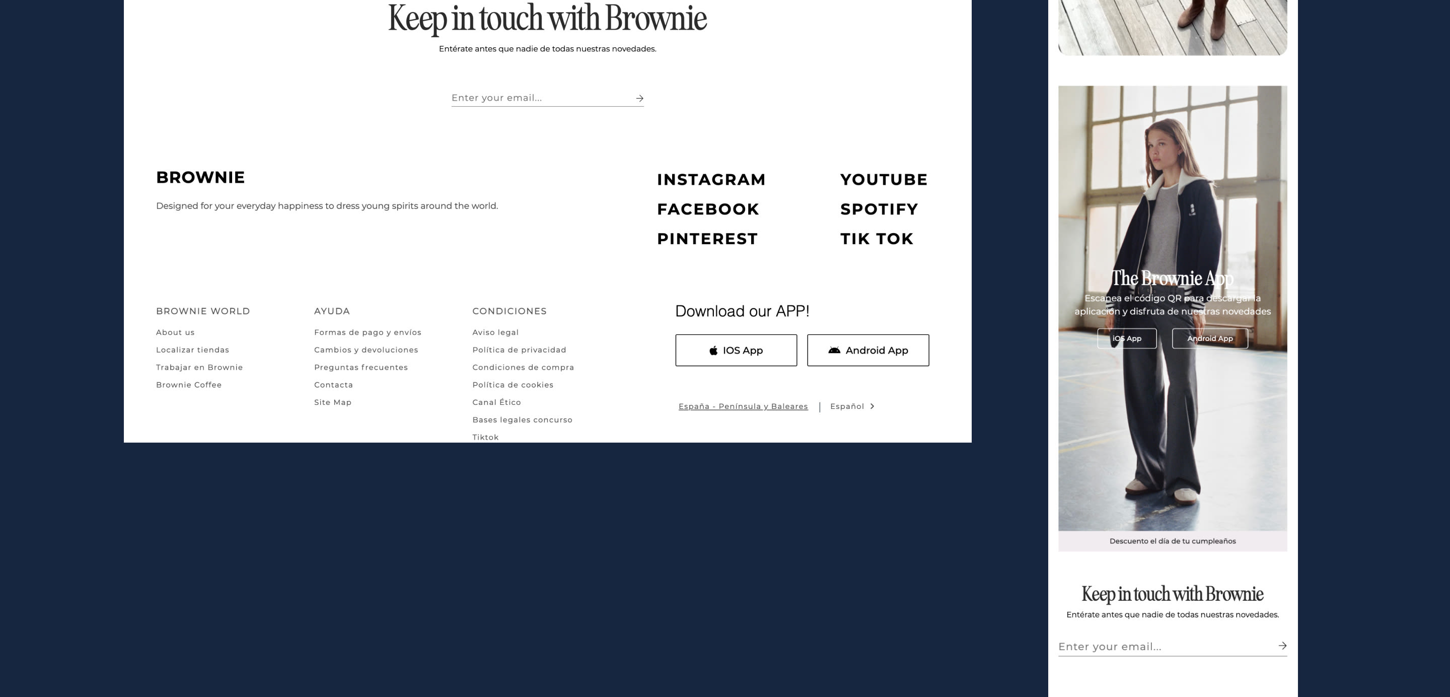 Diseño del proyecto de rediseño de la home page de Brownie