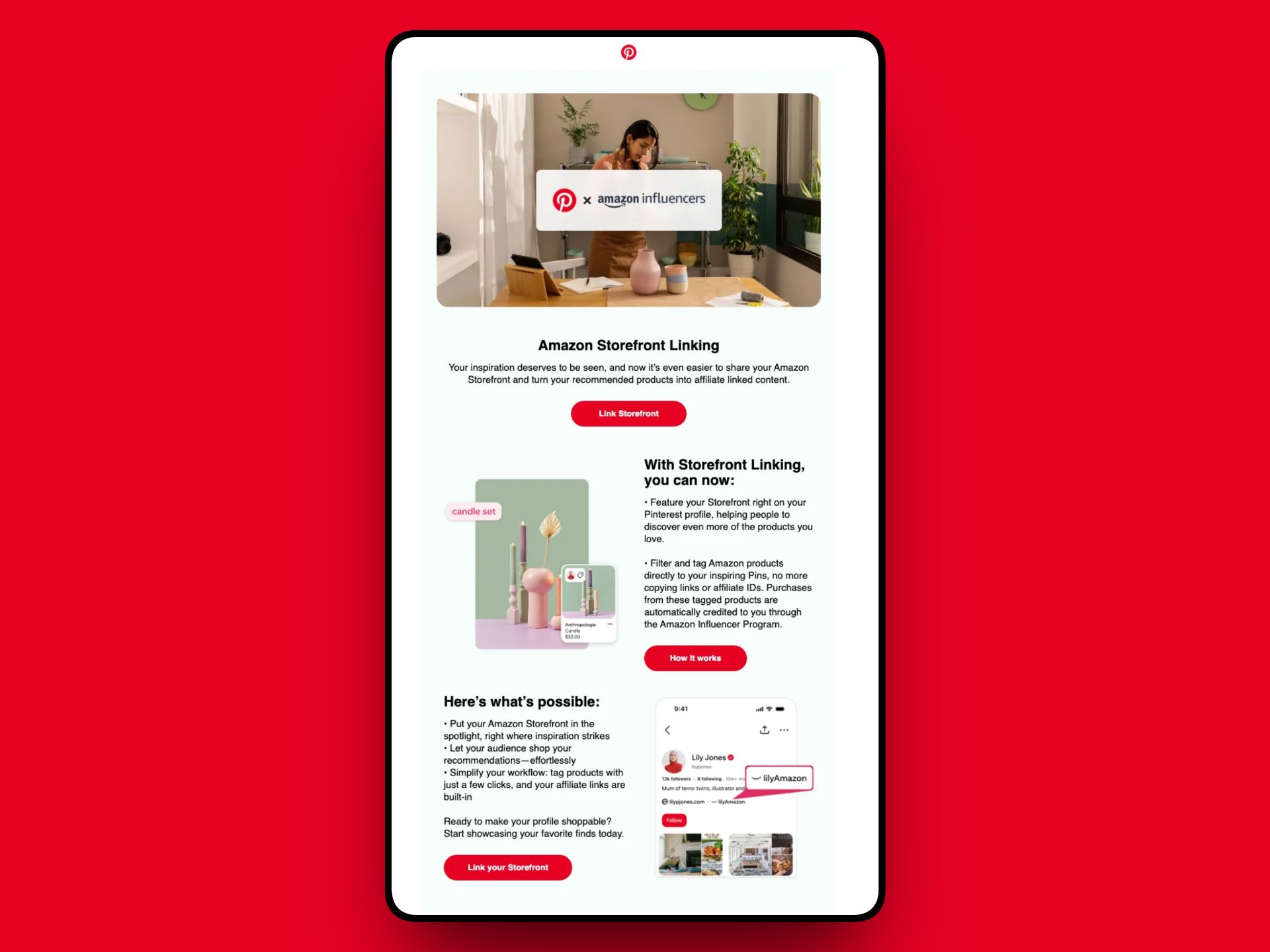 Pinterest x Amazon: vincula tu Storefront y monetiza tus Pins con afiliación automática