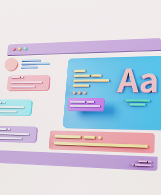 Web interface design