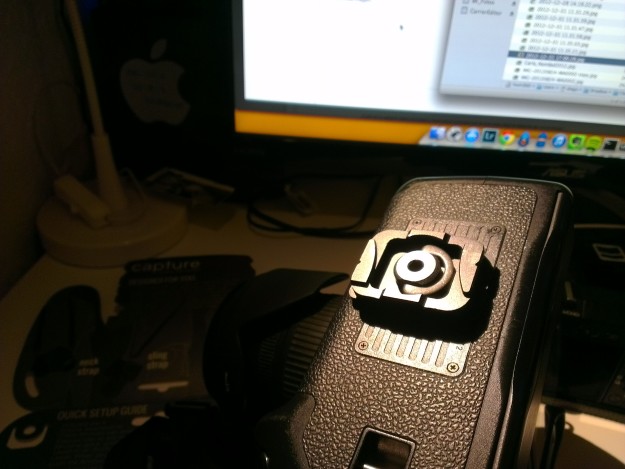 Canon 40D + grip con zapata de Capture