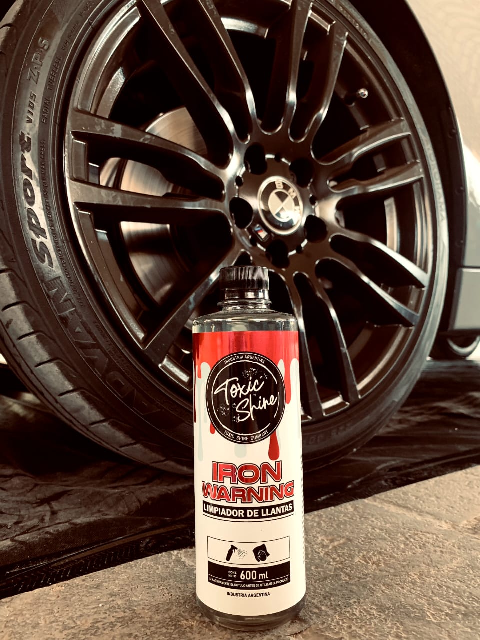 Toxic Shine-Iron warning