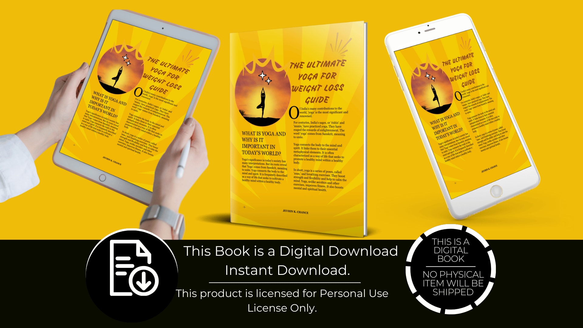 The Ultimate Yoga for Weight Loss Guide ebook offers something special - a holistic approach that goes beyond quick fixes and trendy diets. This eBook focuses on creating a healthier lifestyle rather than just shedding pounds.