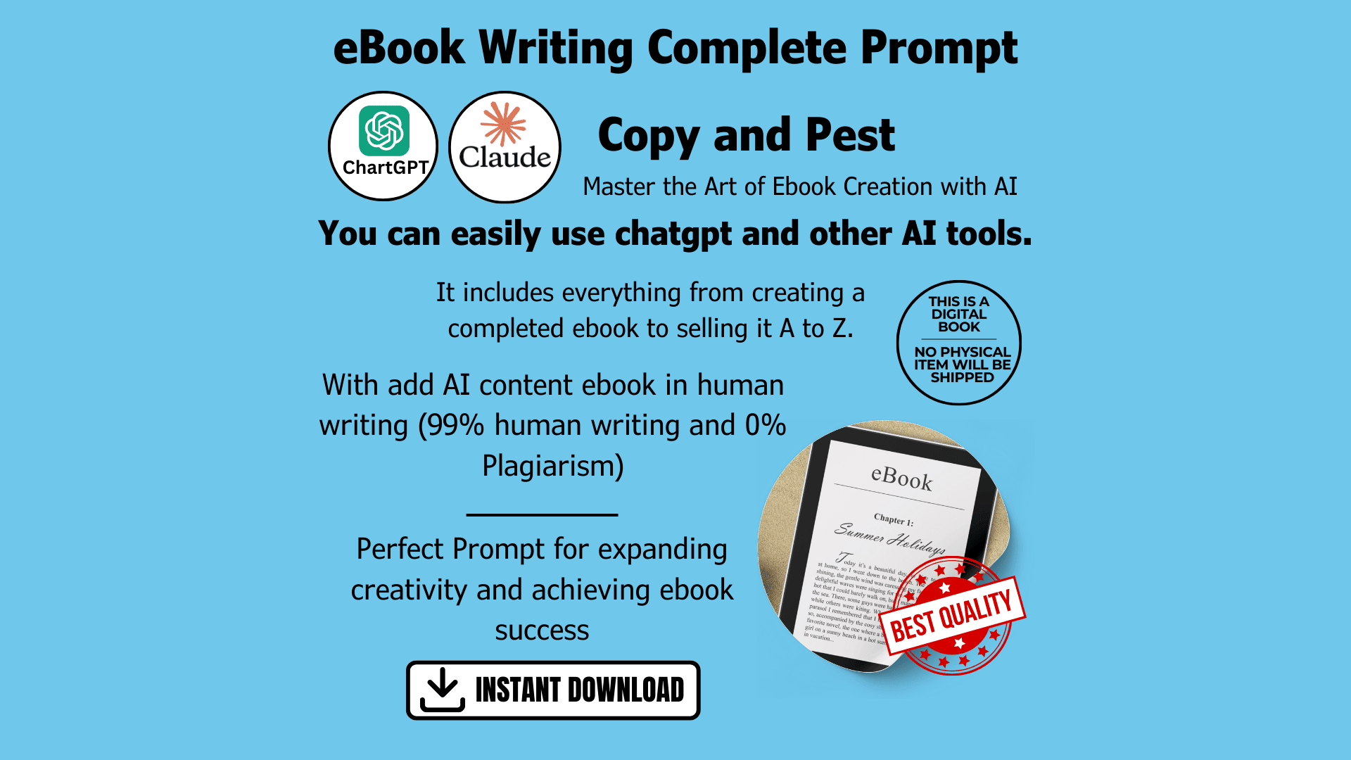 Professional eBook Creation Prompts A to Z