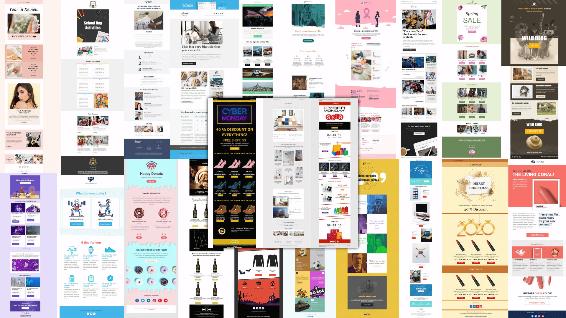 HTML email templates for responsive and modern email campaigns