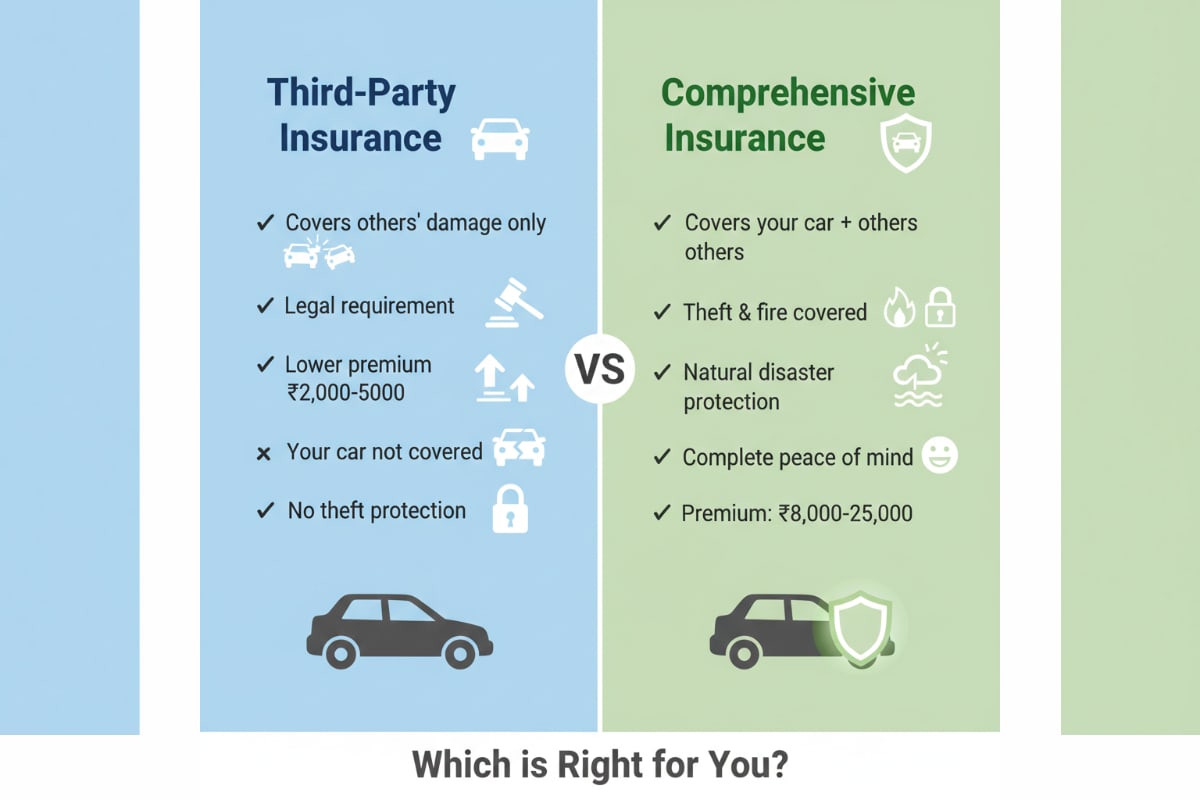 Motor Insurance Complete Guide. Third-Party vs Comprehensive: Which Should You Choose