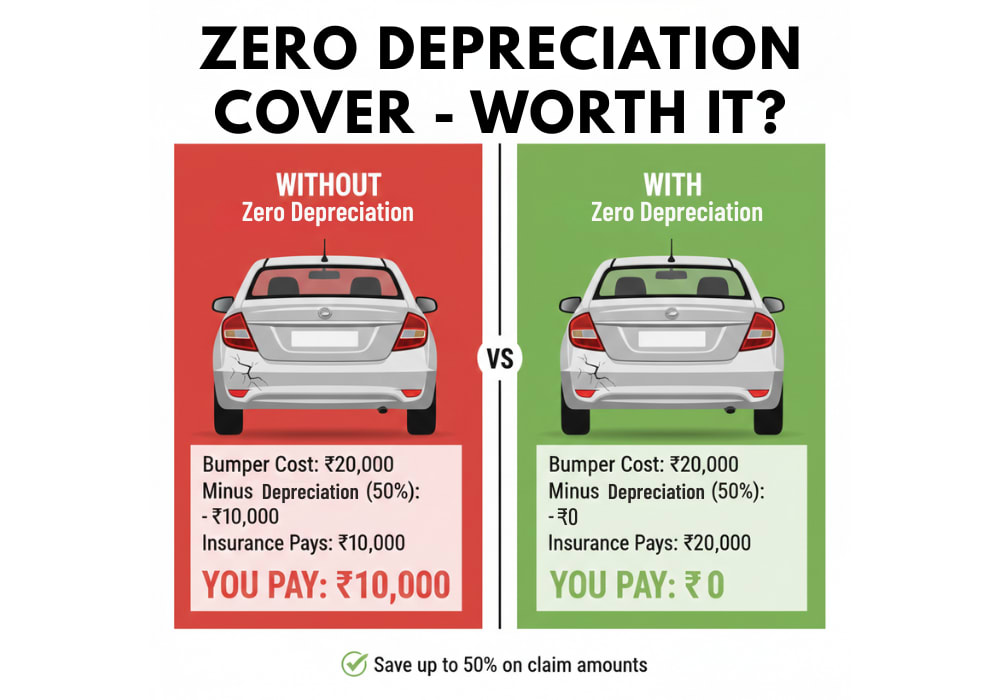 Zero depreciation cover is one of the most popular add-ons in motor insurance. 