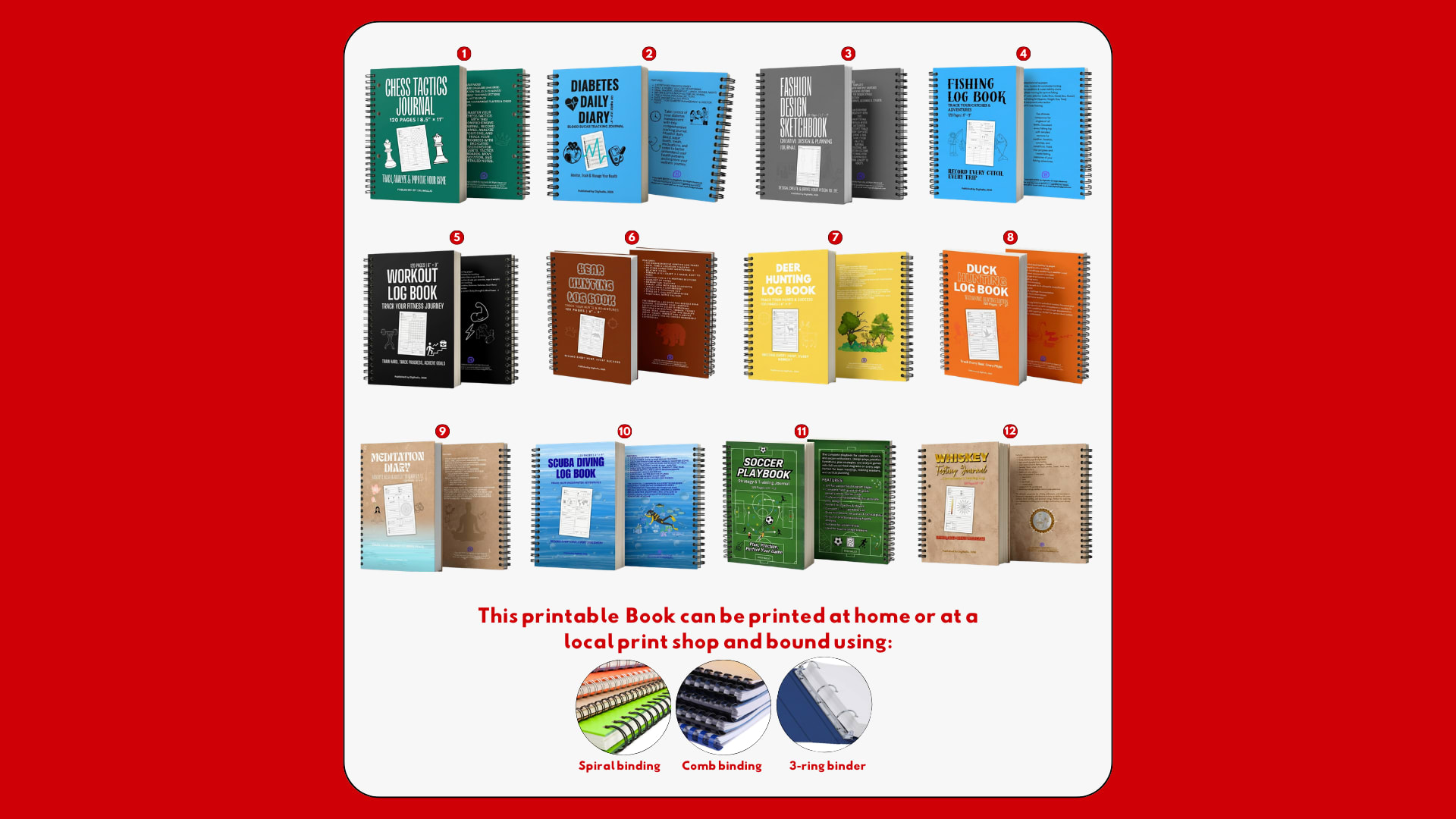 Printable Logbook Bundle