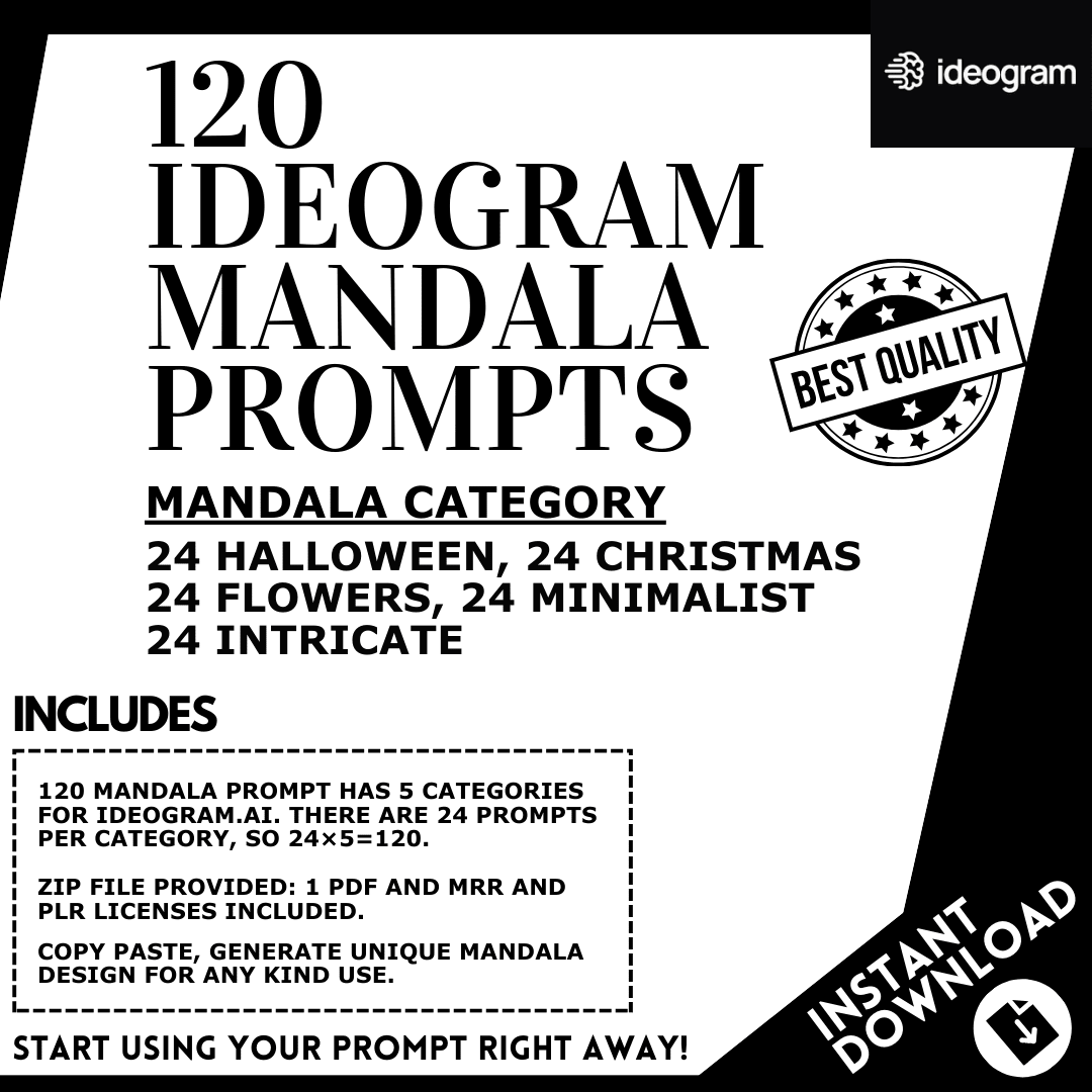 Premium Mandala AI Prompts