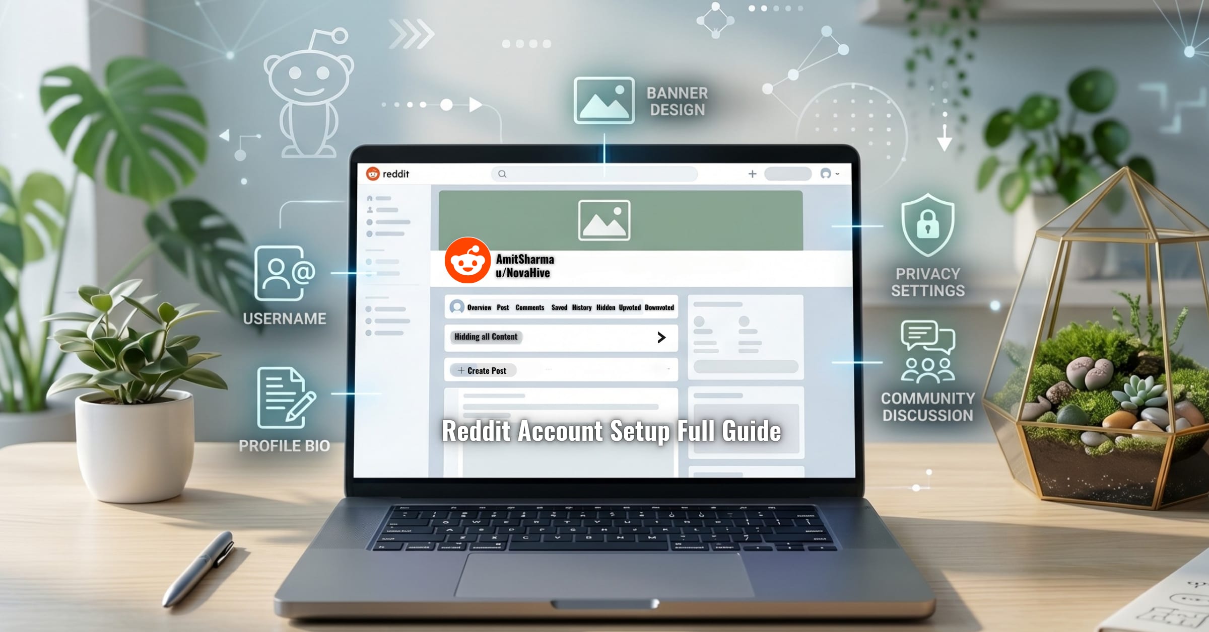 Beginner to advanced Reddit account setup guide