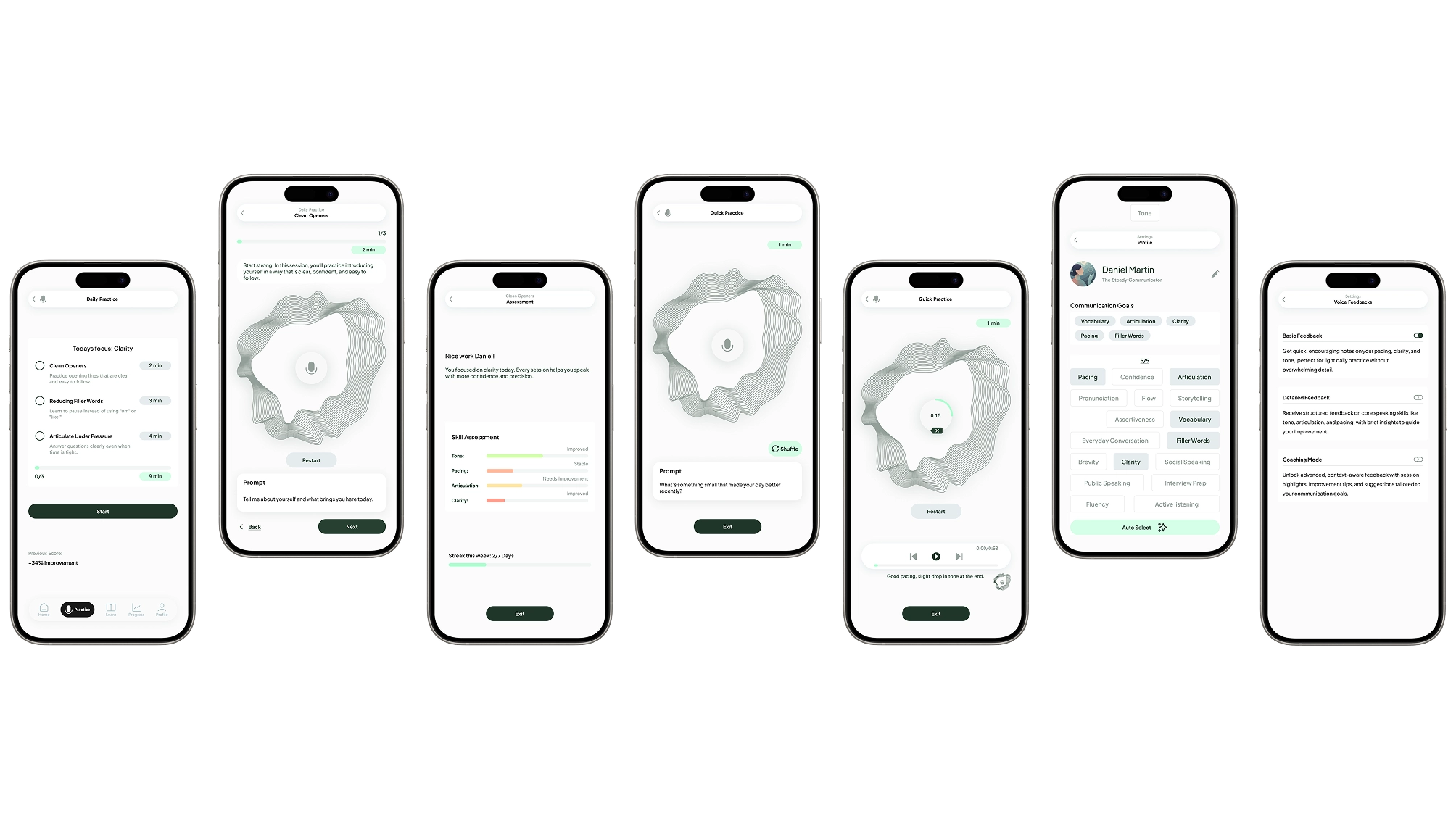 Eloqi mobile screen