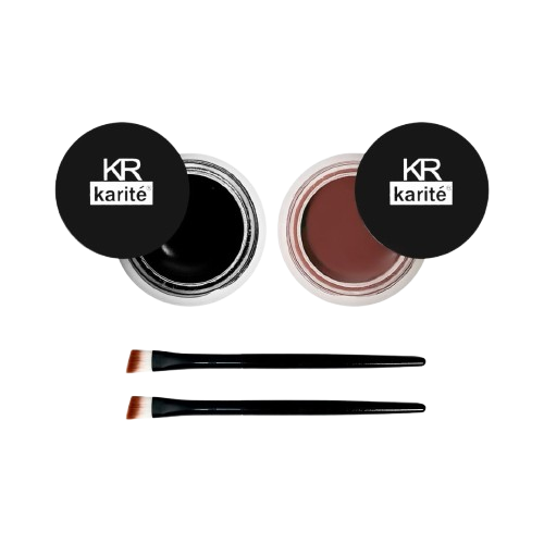 2-in-1 Black & Brown Gel Eyeliner Set