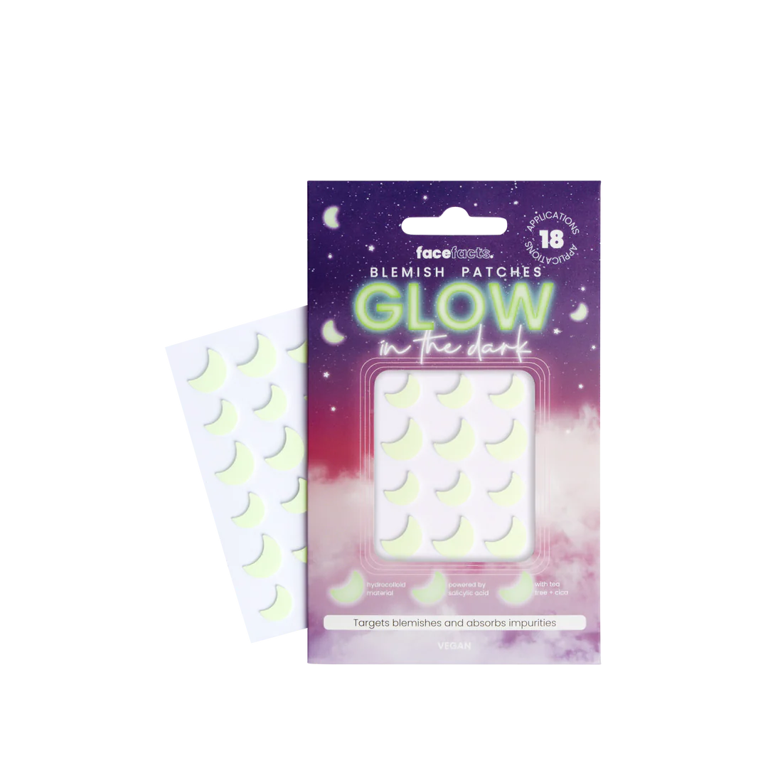 Hydrocolloid Blemish Patches - Glow in the Dark Moons