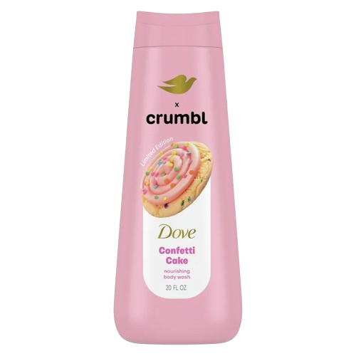 Dove x Crumbl Confetti Cake Moisturizing Liquid Body Wash
