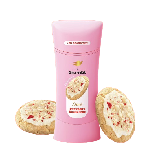 Dove Crumbl Deodorant Stick Crumbl Strawberry Crumb Cake Aluminum Free