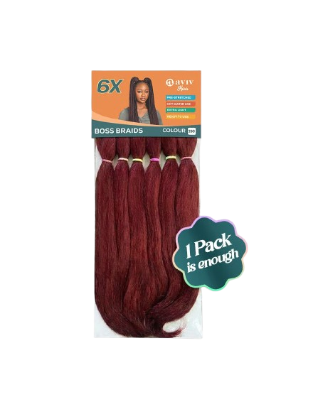 Aviv Hair Boss Braids (6X)