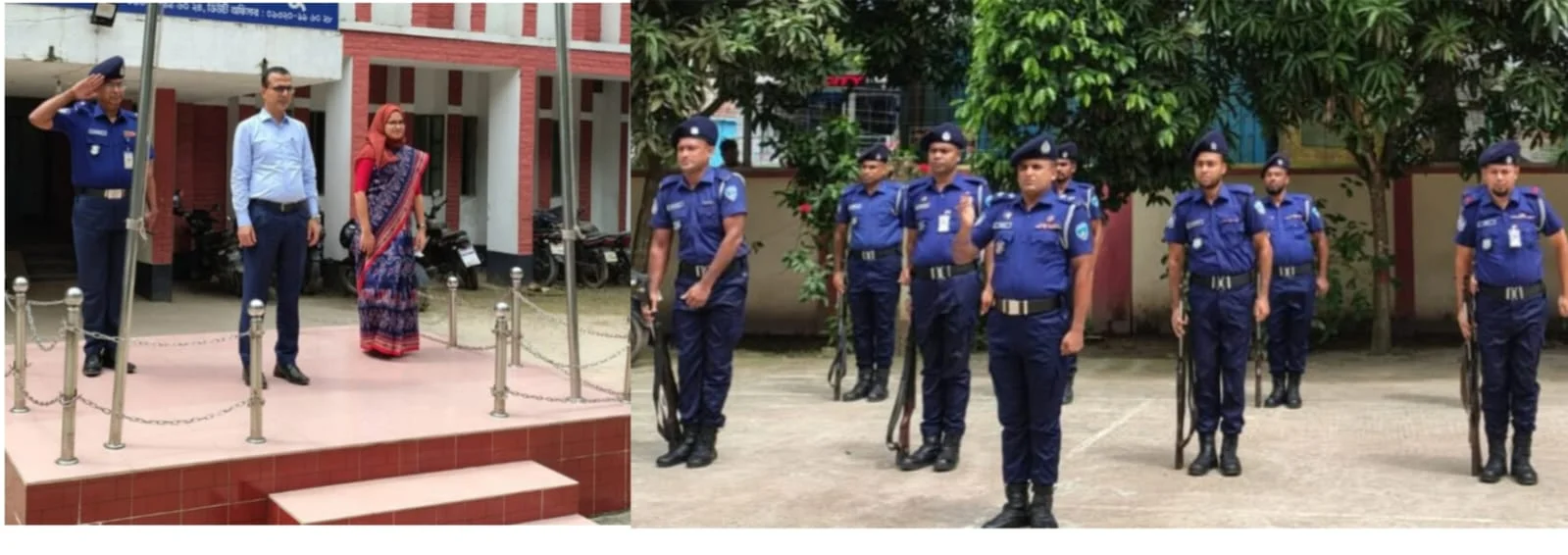 মতলব উত্তর থানাসহ বিভিন্ন দপ্তর পরিদর্শনে জেলা প্রশাসক