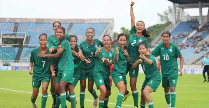  ইতিহাস গড়ল বাংলাদেশ নারী ফুটবল দল : প্রথমবারের মতো এশিয়ান কাপের চূড়ান্ত পর্বে