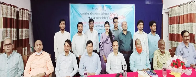 সরকারি শিশু পরিবারে চাঁদপুর রোটারী ক্লাবের 'পাঠ সহজিকরণ প্রকল্প' উদ্বোধন