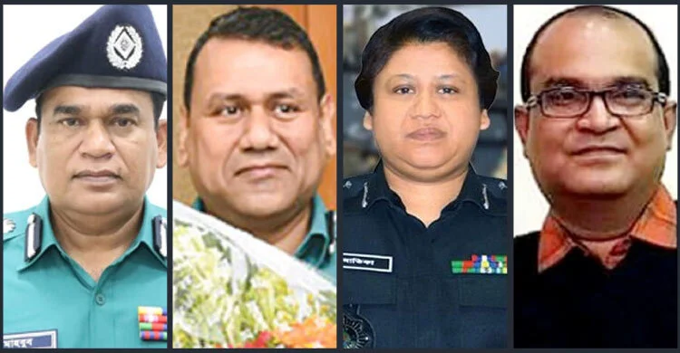 বাধ্যতামূলক অবসরে আরও চার ডিআইজি