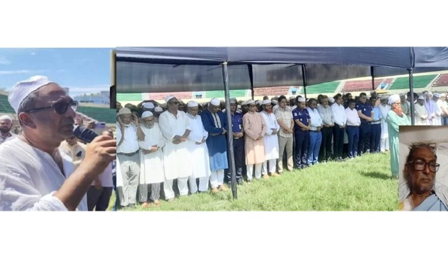 চাঁদপুর সদর উপজেলা বিএনপি সদস্য সচিব অ্যাড: জাহাঙ্গীর খানের দাফন সম্পন্ন