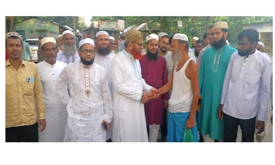 চাঁদপুর সদর লক্ষীপুরে গণসংযোগ করছেন অ্যাড. শাহাজাহান মিয়া