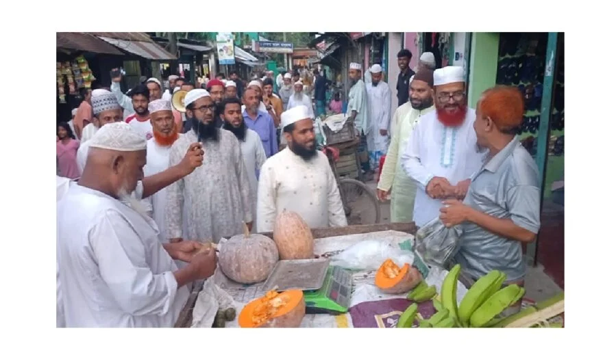 দাঁড়িপাল্লার সমর্থনে হাইমচরে ও সদরে এড. শাহজাহান মিয়ার গণসংযোগ