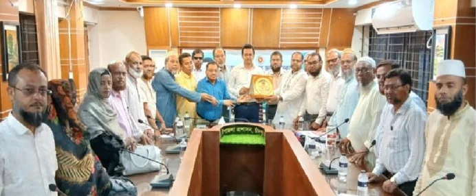 চাঁদপুর সদর ইউএনও বদলীজনিত বিদায় সংবর্ধনা