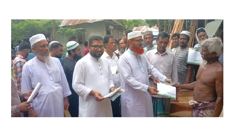 হাইমচরে এড: শাহজাহান মিয়ার ব্যাপক গণসংযোগ