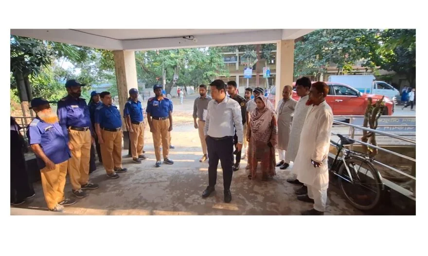 বিষ্ণুপুর ইউনিয়ন পরিদর্শন করলেন সদর ইউএনও জামিউল হিকমা