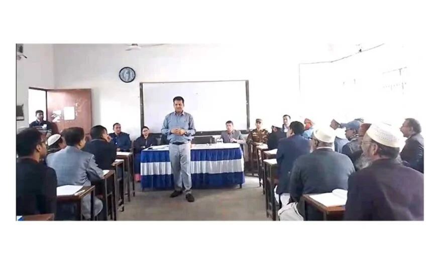 মতলব দক্ষিণে ভোটগ্রহণ কর্মকর্তাদের প্রশিক্ষণ কর্মশালা উদ্বোধন