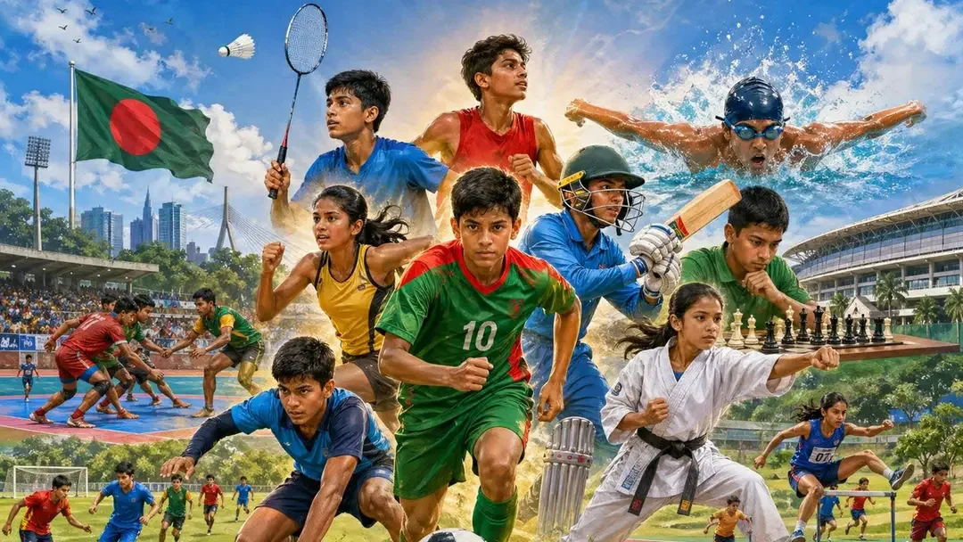 নতুন কুঁড়ি স্পোর্টস : আগামীর তারকা খুঁজবে সরকার