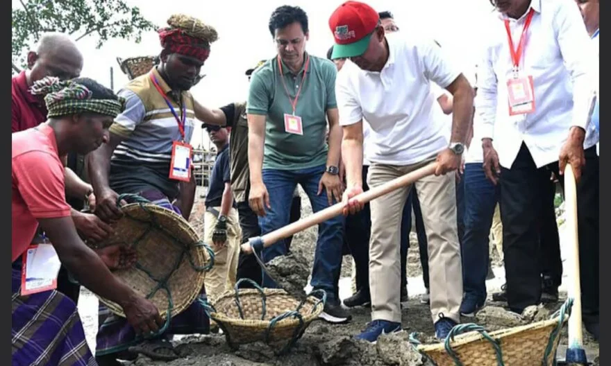 শাহরাস্তি খোর্দ্দ খাল পুনঃখনন কর্মসূচির সূচনা করলেন প্রধানমন্ত্রী তারেক রহমান।