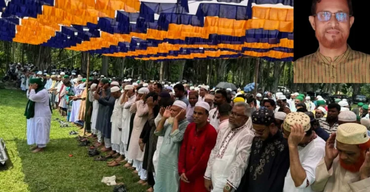 মতলবে সাবেক ইউপি চেয়ারম্যান দেলোয়ার হোসেন দানেশের দাফন সম্পন্ন