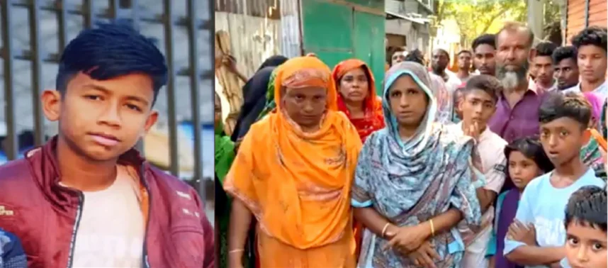 চাঁদপুর শহরে কিশোরকে বাঁশ দিয়ে পিটিয়ে হত্যা
