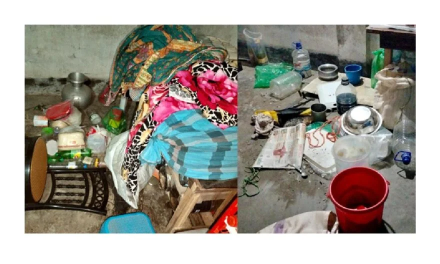 কচুয়ায় বসতঘরে টিন কেটে চুরি