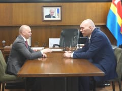 Губернатор Беспрозванных провёл рабочую встречу с Николаем Валуевым