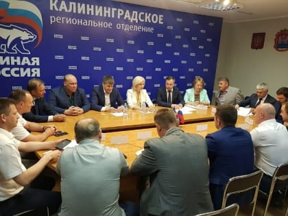 Ольга Баталина провела совещание с региональными координаторами партийных проектов в Калининградской области