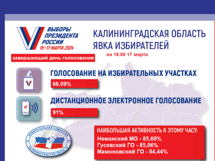 Явка избирателей на 18.00