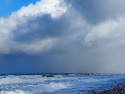 На побережье в Калининградской области сфотографировали «снежный эффект моря» (фото)