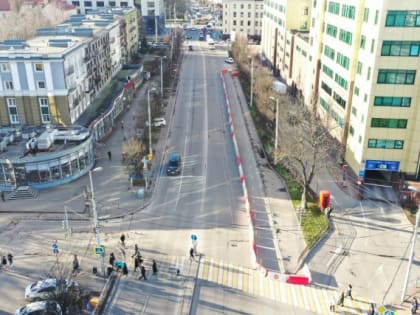 В Калининграде начинают ремонт части улицы Театральной